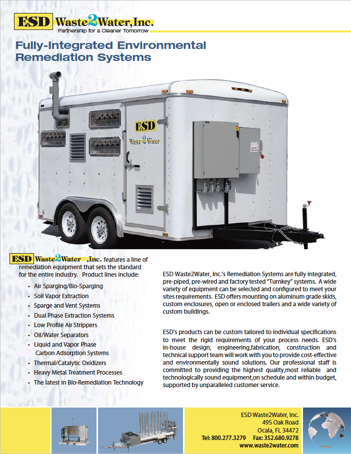 custom environmental remediation systems on trailers