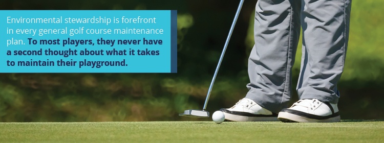 general golf course maintenance plan
